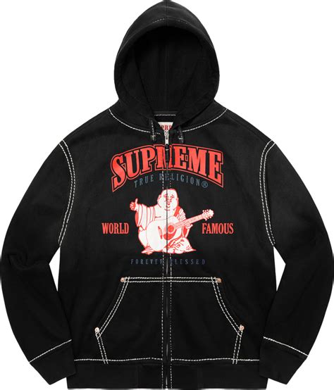 supreme zip up hoodie